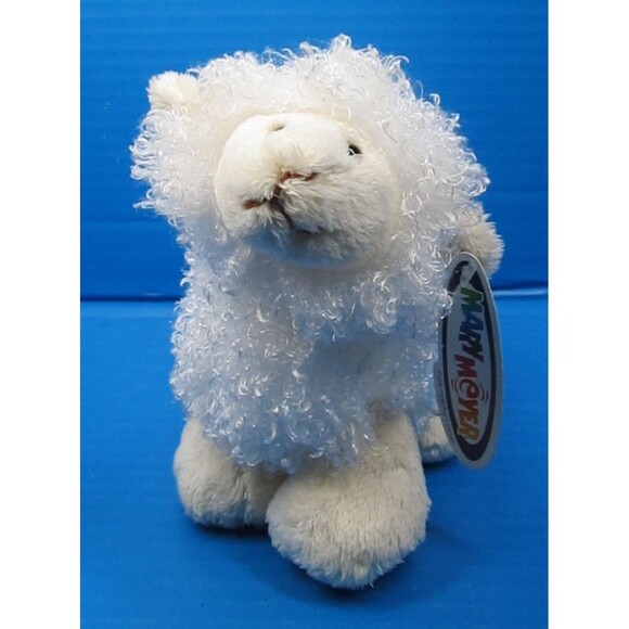Mary Meyer Baby Sheep Lamb Curly Fur Small Plush Stuffed Animal Toy 6.5" w/Tag - Picture 2 of 10